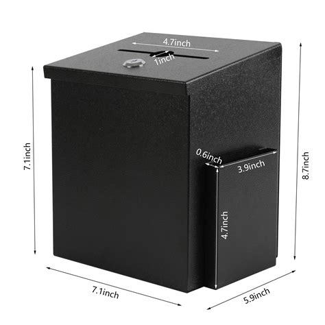 black metal ballot box|wall mounted ballot box.